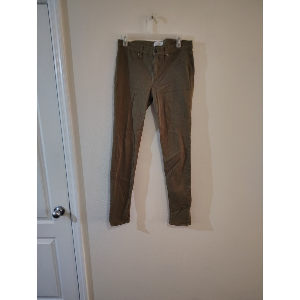Lila‎ Ryan Womens Olive Green Skinny Pants Size 29 Slim Fit Stretch Trousers